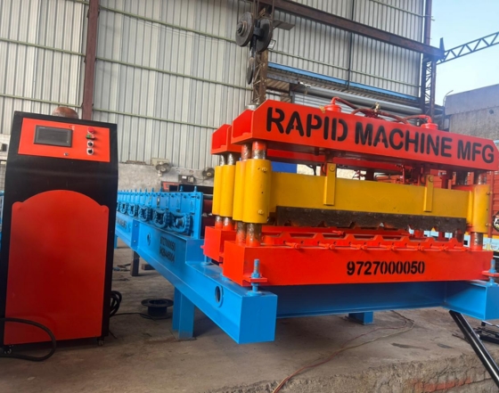 Trapezoidal/Corrugated/Hi-rib/K Span Truss Less Roofing Sheet making Machine